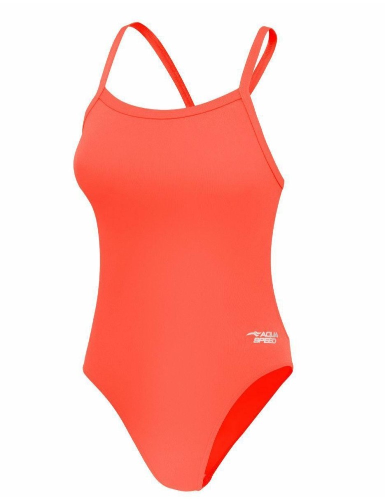 Dámske športové plavky AQUA SPEED ANA 31 – neónovo červená