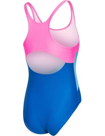Dívčí jednodílné plavky AQUA SPEED POLA 32 – růžovo-modrá