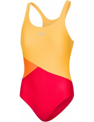 Dívčí jednodílné plavky AQUA SPEED POLA 38 – žluto-červená