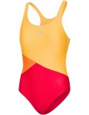 Dievčenské plavky AQUA SPEED POLA – 38 žlto-červená