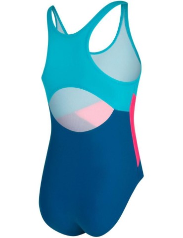 Dívčí jednodílné plavky AQUA SPEED POLA 42 – modro-růžová