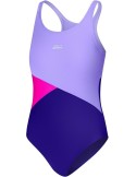 Dívčí jednodílné plavky AQUA SPEED POLA 48 – fialovo-růžová
