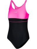 Dívčí jednodílné plavky AQUA SPEED EMILY – 19 černá/růžová