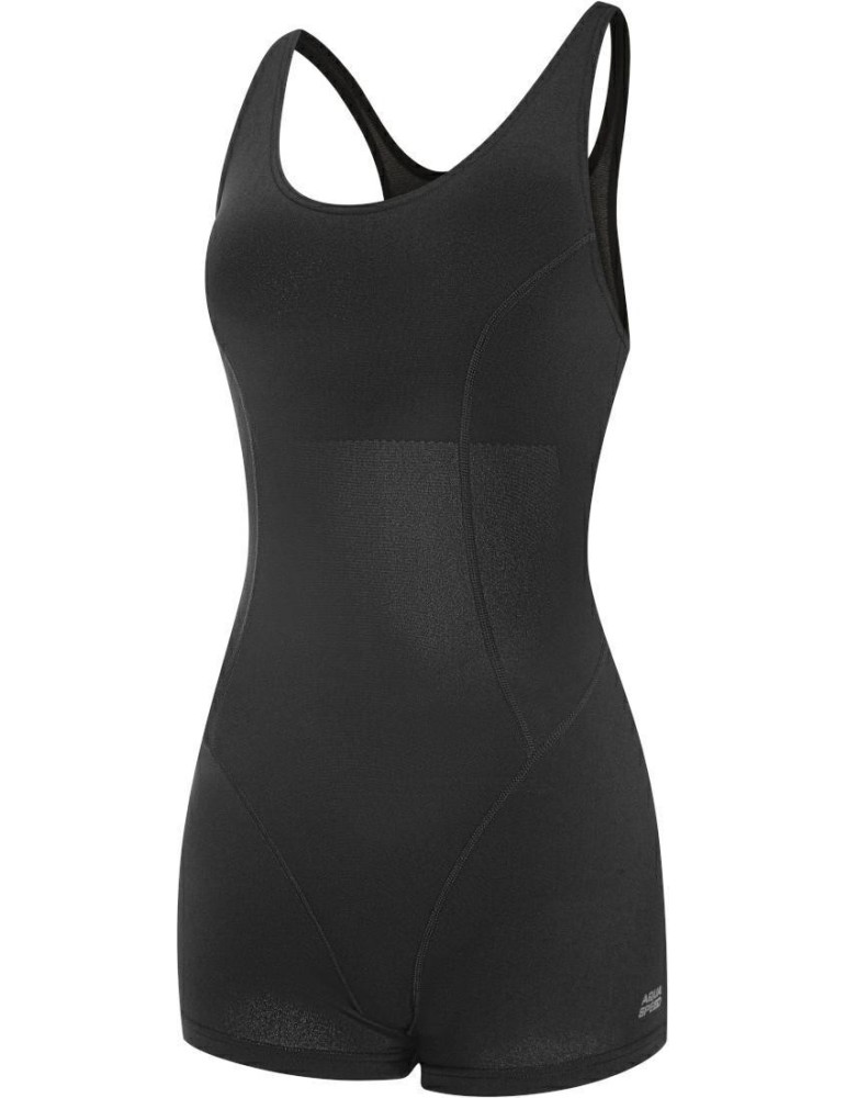 Dámske jednodielne plavky s nohavičkou Aqua-Speed Rita 01 – čierna