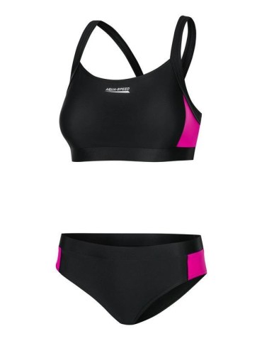 NAOMI Dámské dvoudílné plavky -19 černá