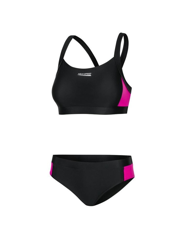 NAOMI Dámské dvoudílné plavky -19 černá