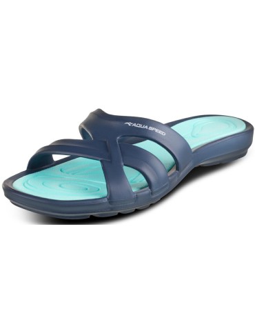 PANAMA Dámské pantofle AQUA SPEED - 10 tmavě modrá