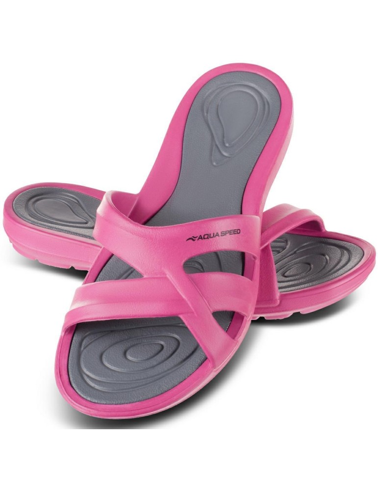 PANAMA Dámské pantofle AQUA SPEED - 03 růžová