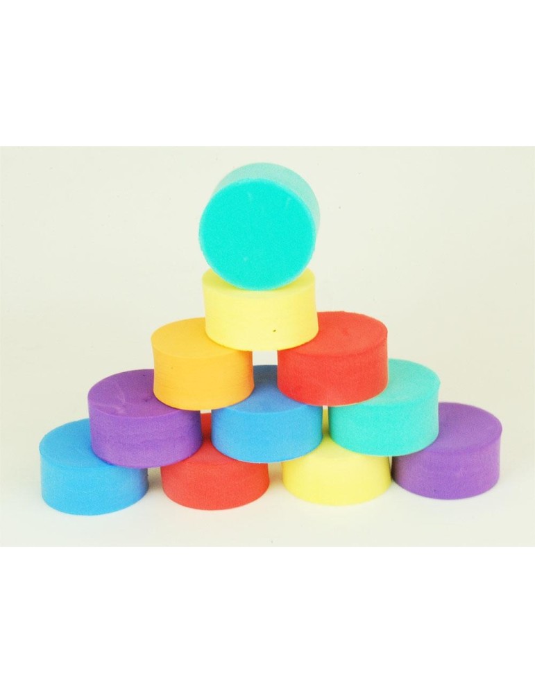 Pěnová kolečka na cvičení 10 ks - mix barev