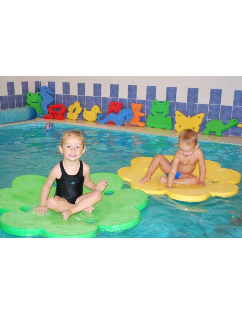 Plavecký ponton ČTYŘLÍSTEK zelený  (71x71x3,8cm)