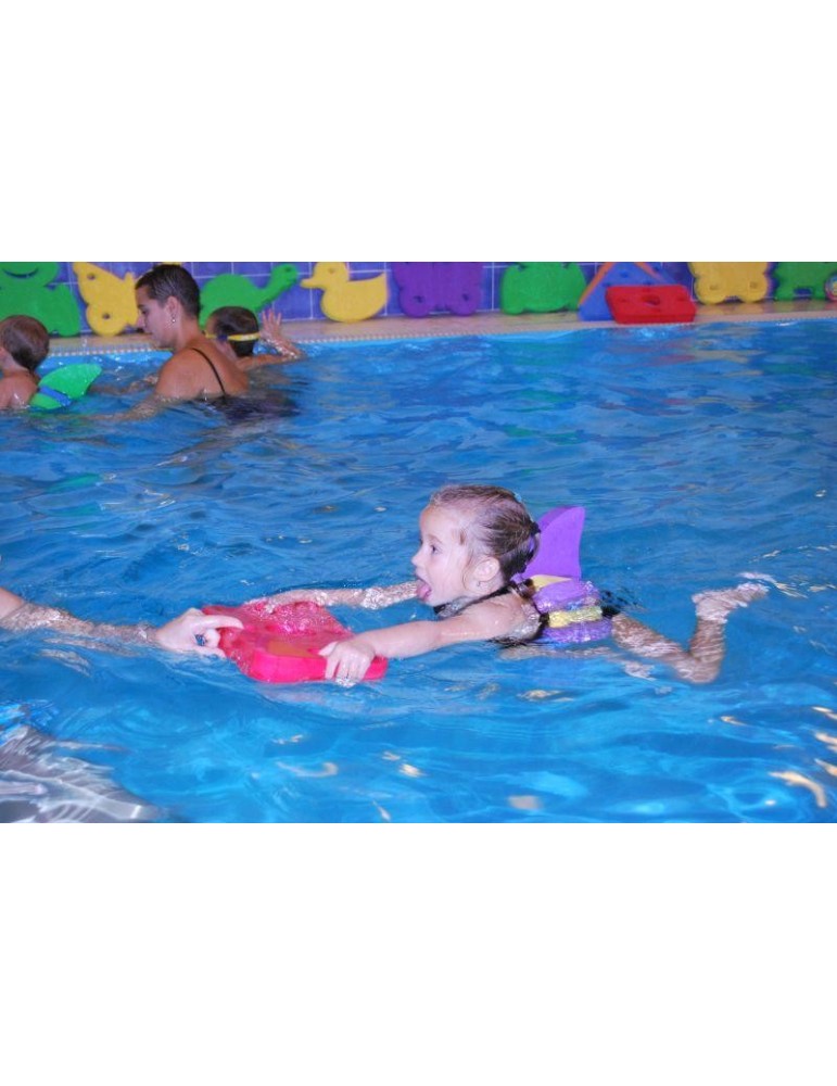 Plavecká deska KLASIK červená (32,6x20x3,8cm)